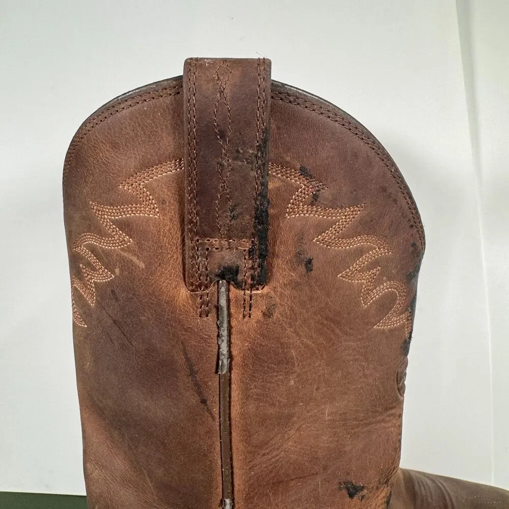 Ariat Sedona Brown Leather Cowboy BOOTS style #34625 Mens Size 9EE